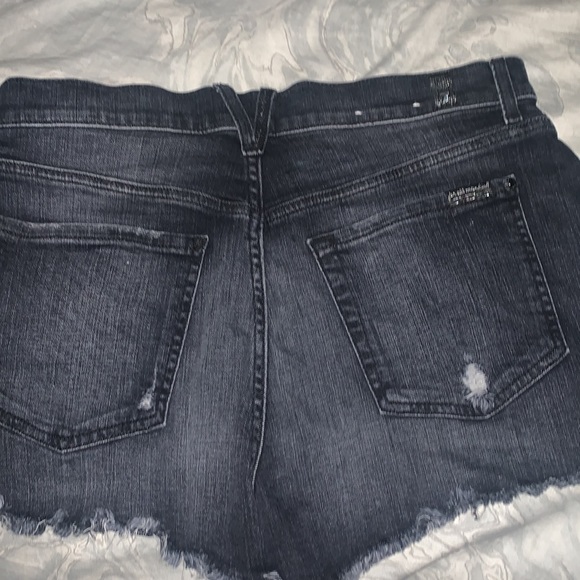 7 For All Mankind NWOT Monroe High Rise Cut off Jeans short - Picture 6 of 7